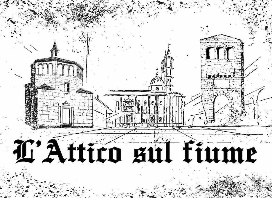 L'Attico Sul Fiume Center Home Ascoli Piceno Eksteriør billede
